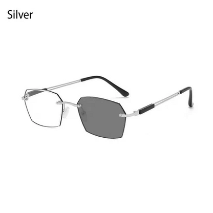 ✨Sapphire high hardness✨Anti blue progressive Far And Near Dual-Use Reading Glasses