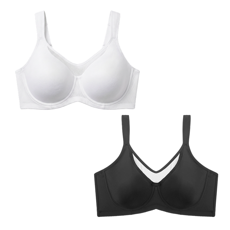💐Women's Elegant Sheer Full Coverage Plus Size Bra