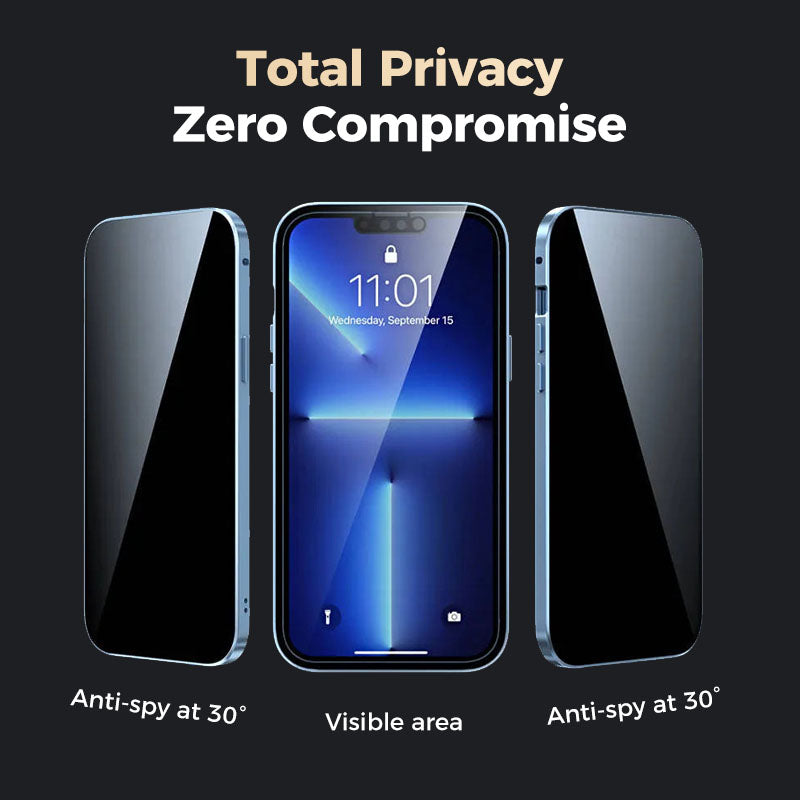 🎅🏻Magnetic double-sided anti-peep glass mobile phone case for iPhone