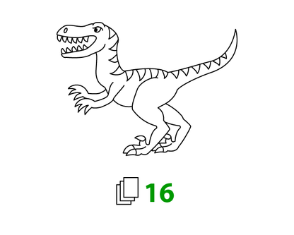 Dinosaur Adventures Creativity Pack | smART sketcher® 2.0
