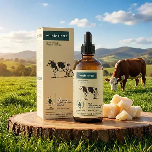 Aussie Betta Golden Micro-Peptide Tallow Serum-Gentle Anti-Aging for Sensitive Skin