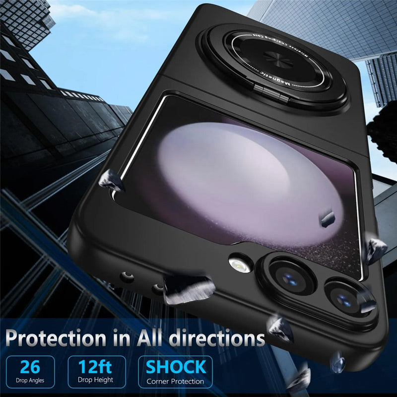 Suitable for Galaxy Z Fold Magnetic Rotating Bracket Mobile Phone Case