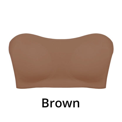 💜 BUY 1 GET 1 FREE 💜 Women's Non-Slip Strapless Wireless Bra with Crossover Side Closure