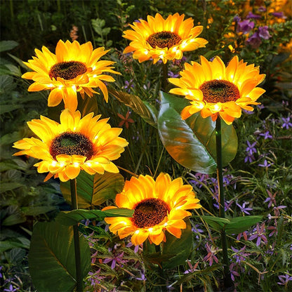 🌻Factory Direct !🌞Solar LED Sunflower Garden Lights-29.6inch/74cm