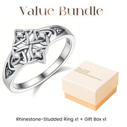 Vintage Trinity Celtic Knot Ring