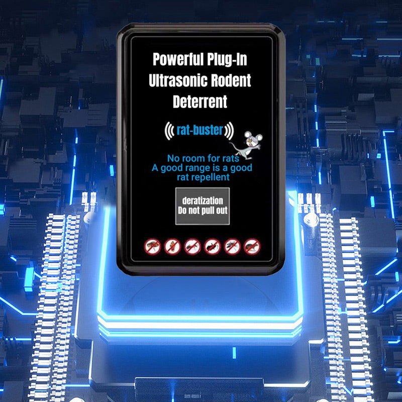 🔥Powerful Plug-In Ultrasonic Rodent Deterrent